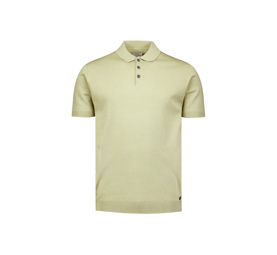 No Excess Polo Pullover Short Sleeve Polo Solid Light Moss (29240754 - 197)