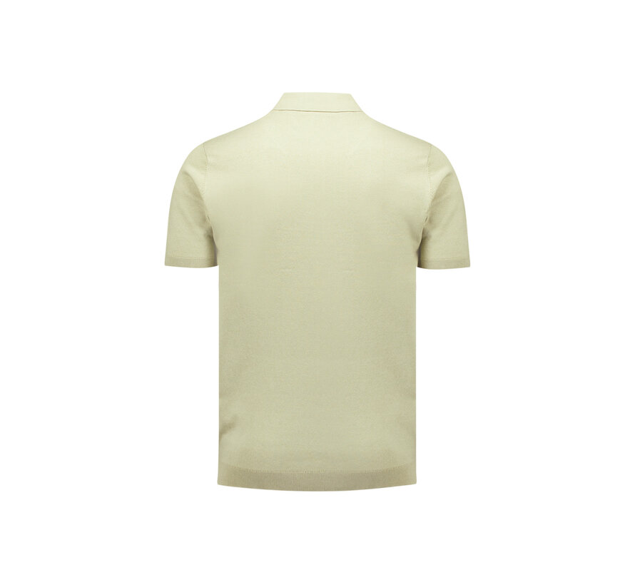 No Excess Polo Pullover Short Sleeve Polo Solid Light Moss (29240754 - 197)
