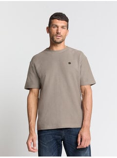 No Excess T-Shirt Crewneck Solid Jacquard Clay (29320733 - 018)