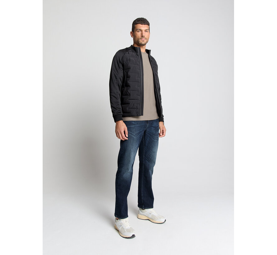 No Excess T-Shirt Crewneck Solid Jacquard Clay (29320733 - 018)