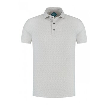 District Indigo Pique Performance Polo Streep Grijs (7.61.400.724 - 126)