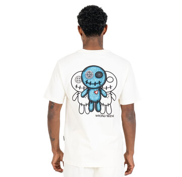 Wrong Friends T-shirt Maupin Coconut White (WF1071)