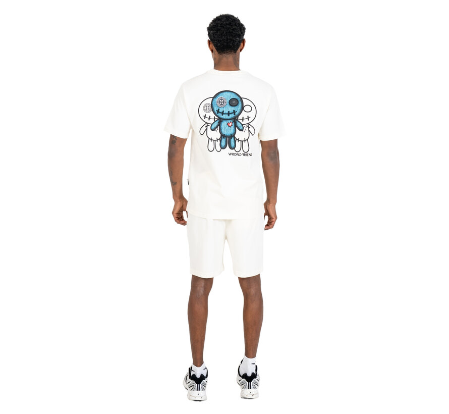 Wrong Friends T-shirt Maupin Coconut White (WF1071)