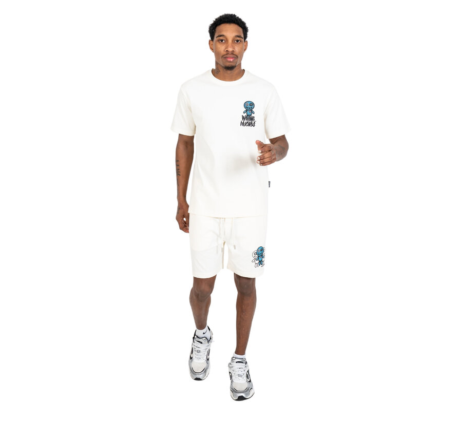 Wrong Friends T-shirt Maupin Coconut White (WF1071)