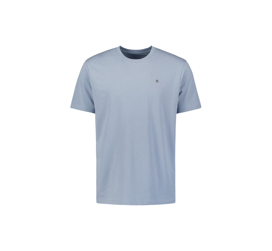 T-Shirt Crewneck Solid Basic Dusty Blue (29340701SN - 138)