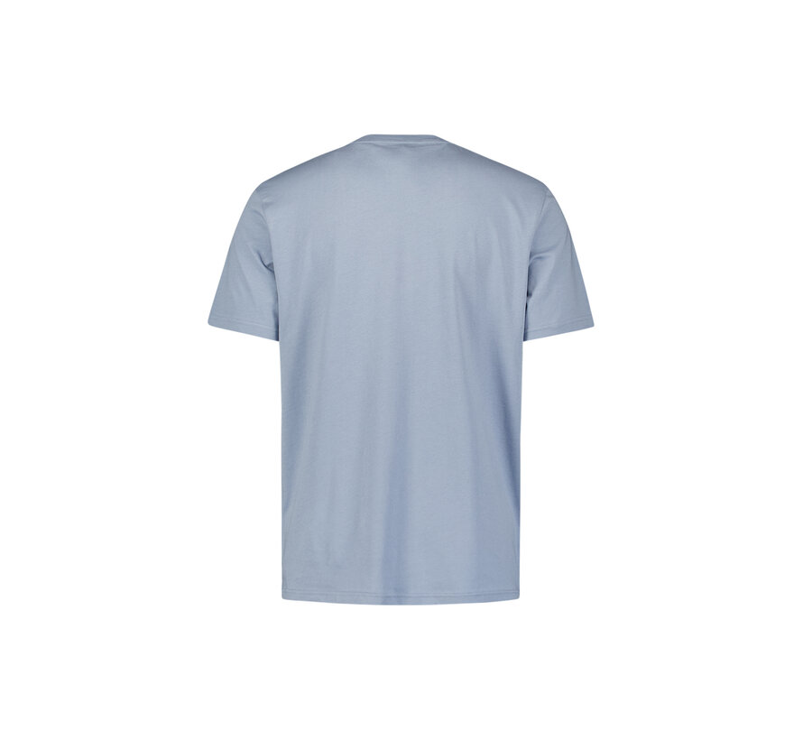 T-Shirt Crewneck Solid Basic Dusty Blue (29340701SN - 138)