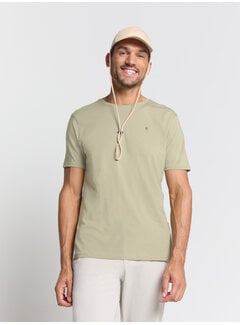 No Excess T-Shirt Crewneck Solid Basic Light Moss (29340701SN - 197)