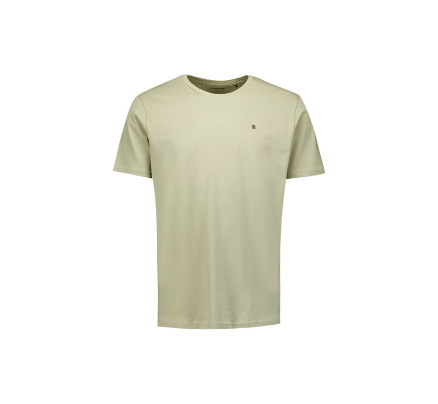 T-Shirt Crewneck Solid Basic Light Moss (29340701SN - 197)