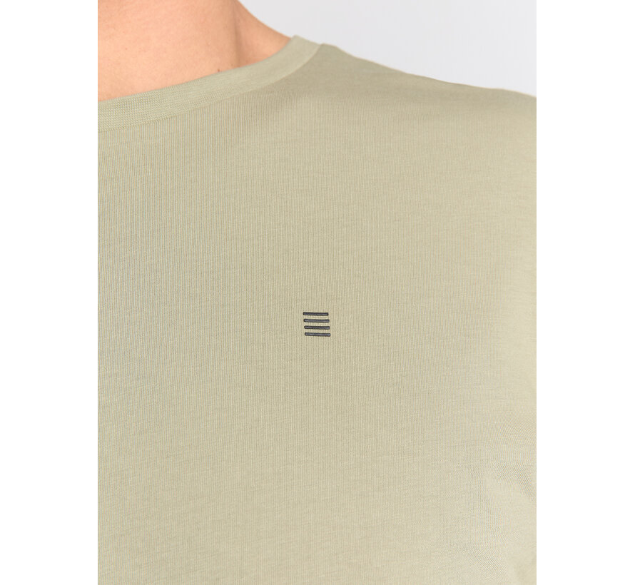 T-Shirt Crewneck Solid Basic Light Moss (29340701SN - 197)