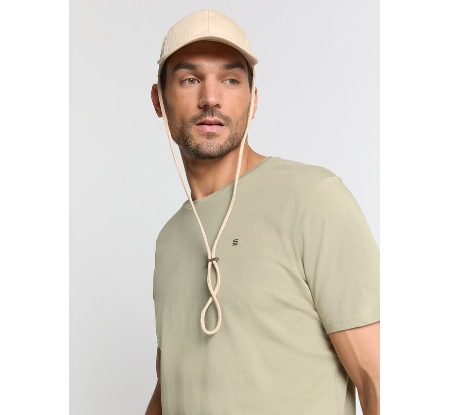 T-Shirt Crewneck Solid Basic Light Moss (29340701SN - 197)