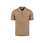 Pullover Short Sleeve Polo Melange With Linen Khaki (27230365 - 043)