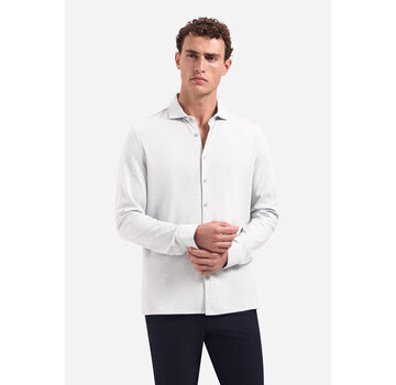 No Excess Shirt Jersey Melange Stretch Grey (27410180 - 102)