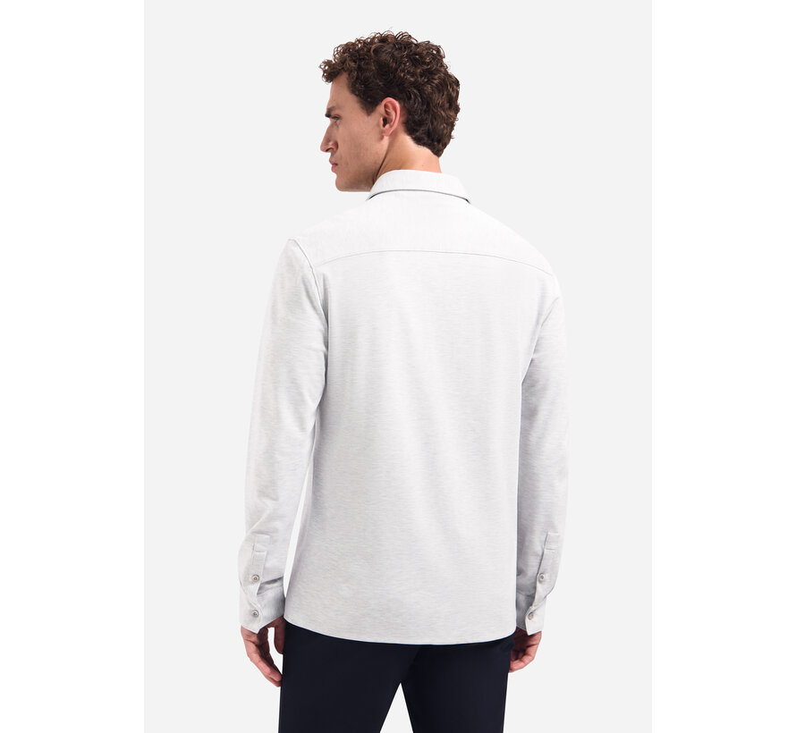 Shirt Jersey Melange Stretch Grey (27410180 - 102)