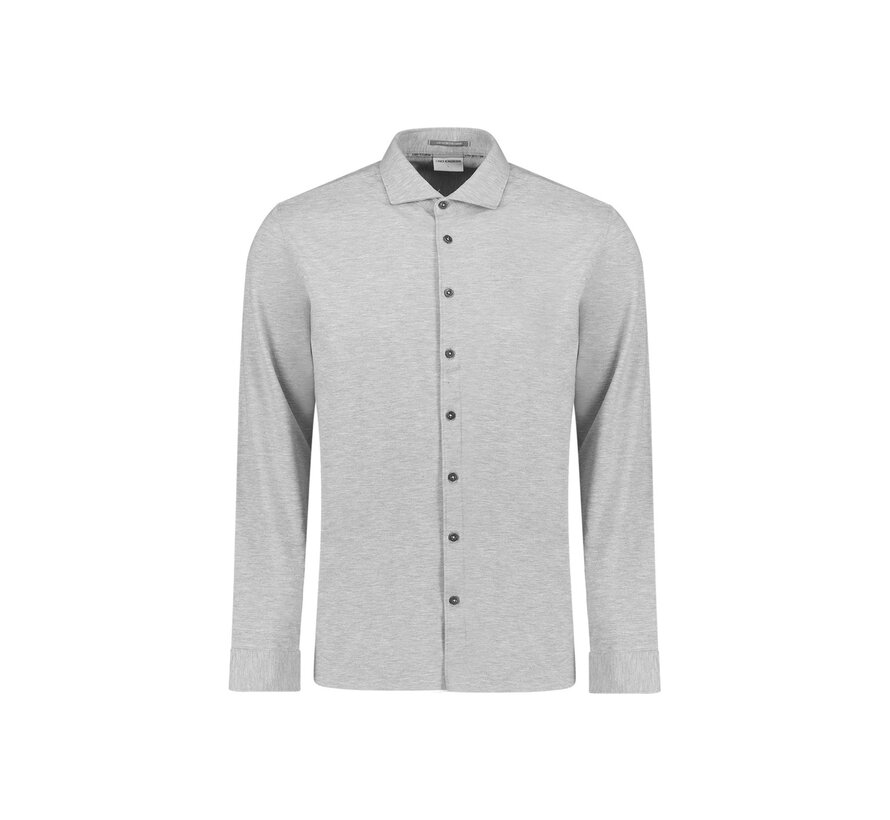 Shirt Jersey Melange Stretch Grey (27410180 - 102)