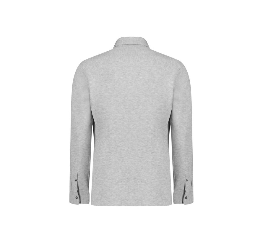 Shirt Jersey Melange Stretch Grey (27410180 - 102)