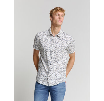 No Excess Shirt Short Sleeve Jersey Allover Printed Offwhite (28440414 - 011)