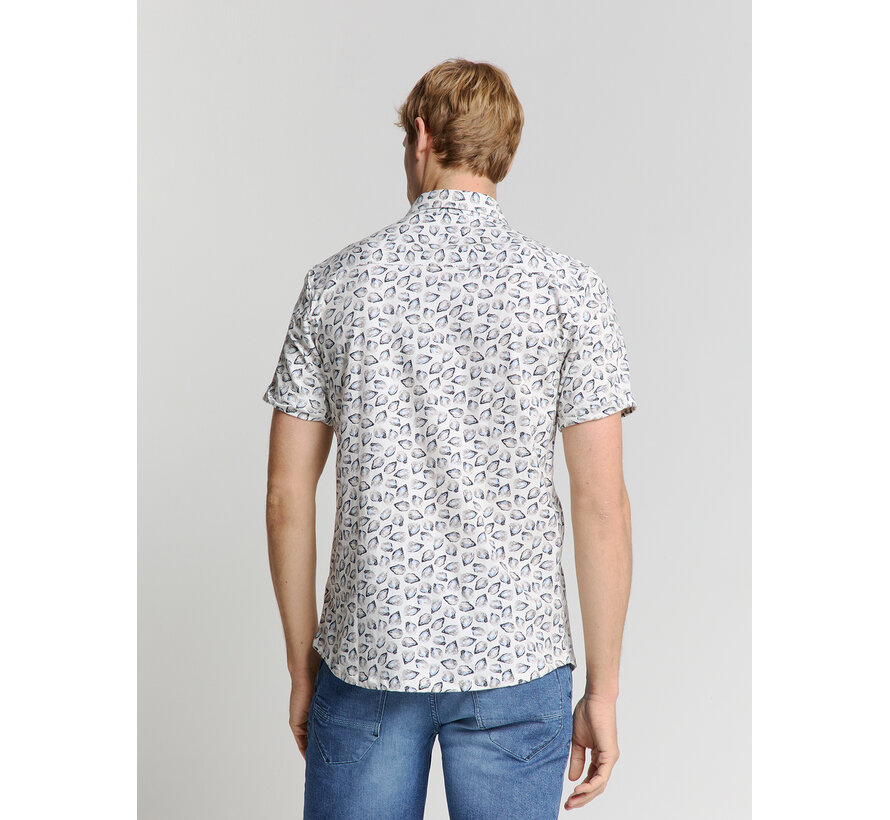 No Excess Shirt Short Sleeve Jersey Allover Printed Offwhite (28440414 - 011)