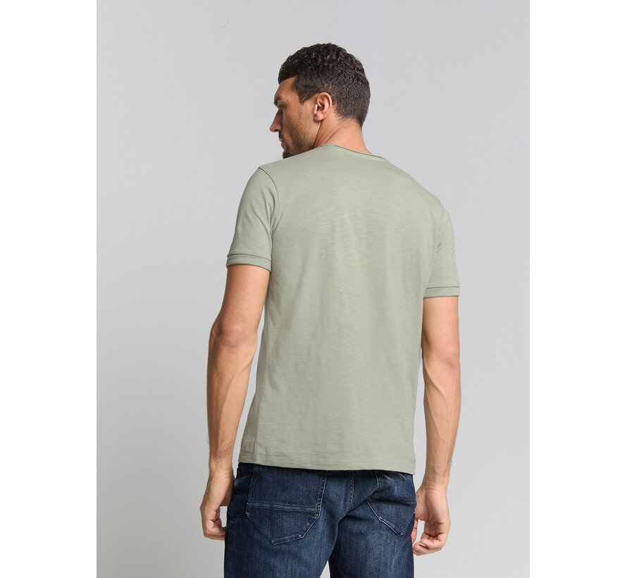 No Excess T-Shirt Crewneck Slub Smoke (28360402SN - 049)