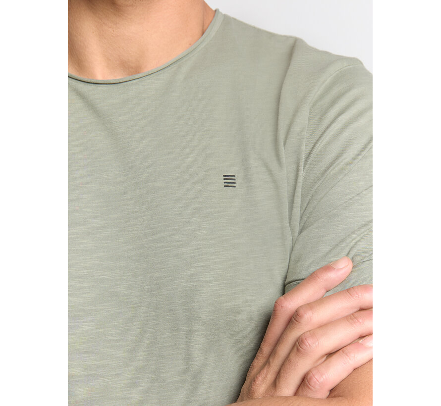 No Excess T-Shirt Crewneck Slub Smoke (28360402SN - 049)