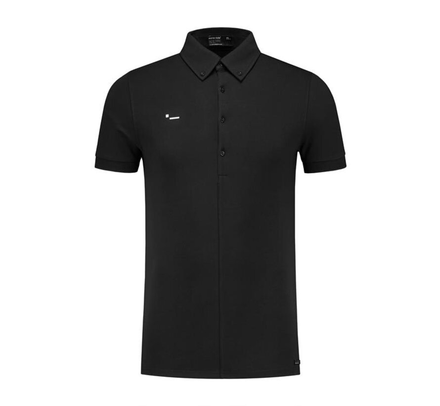 Polo Alpha1 Jersey Stretch Black (102100)