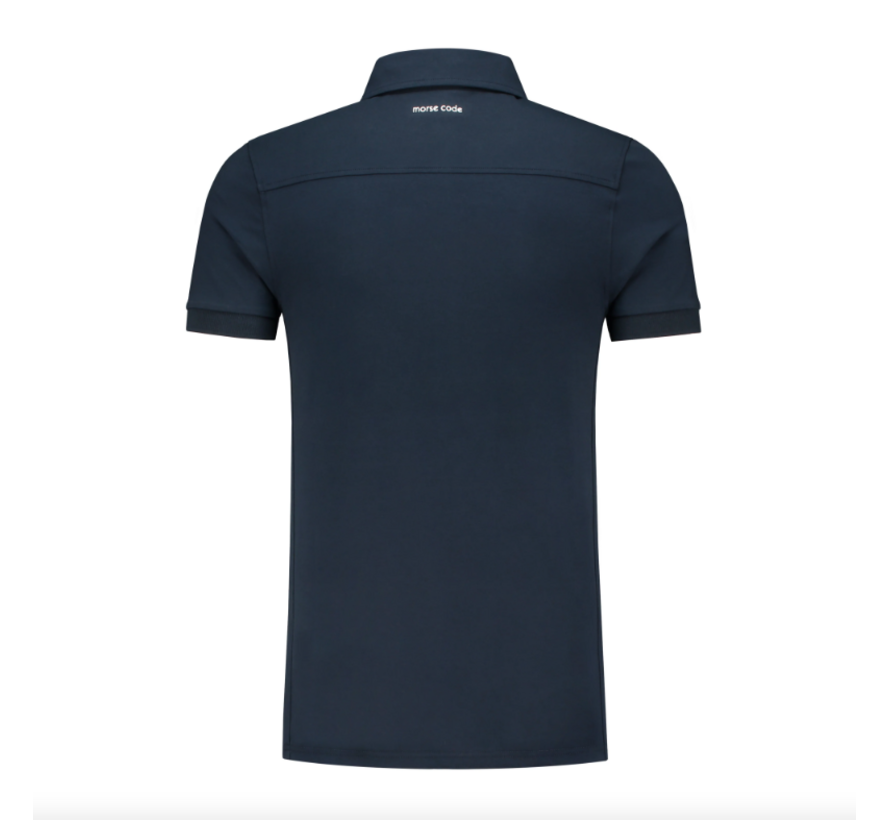 Polo Alpha1 Jersey Stretch Dark Blue (10258)