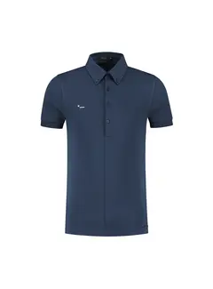 Morse Code Morse Code Polo Alpha1 Jersey Stretch Royal Blue (10257)