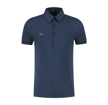 Morse Code Morse Code Polo Alpha1 Jersey Stretch Royal Blue (10257)