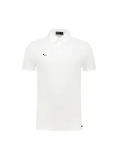 Morse Code Morse Code Polo Alpha1 Jersey Stretch White (10202)