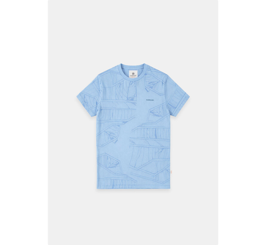 Gabbiano T-shirt All Over Jersey Silky Finish Allure Blue (1566115 NIK - 224)
