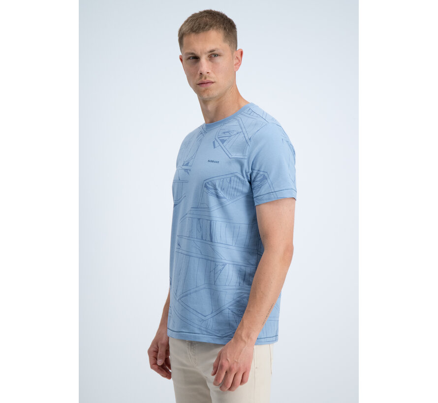 Gabbiano T-shirt All Over Jersey Silky Finish Allure Blue (1566115 NIK - 224)