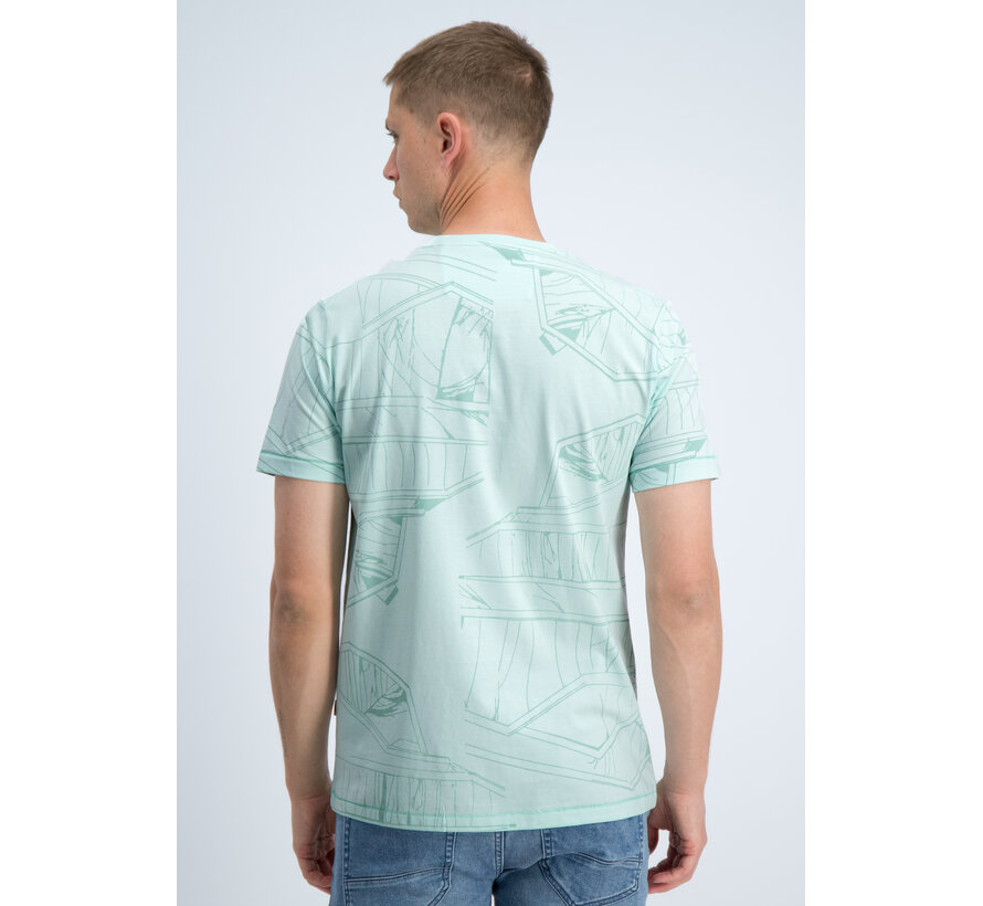 Gabbiano T-shirt All Over Jersey Silky Finish Bay Green (1566115 NIK - 2566)