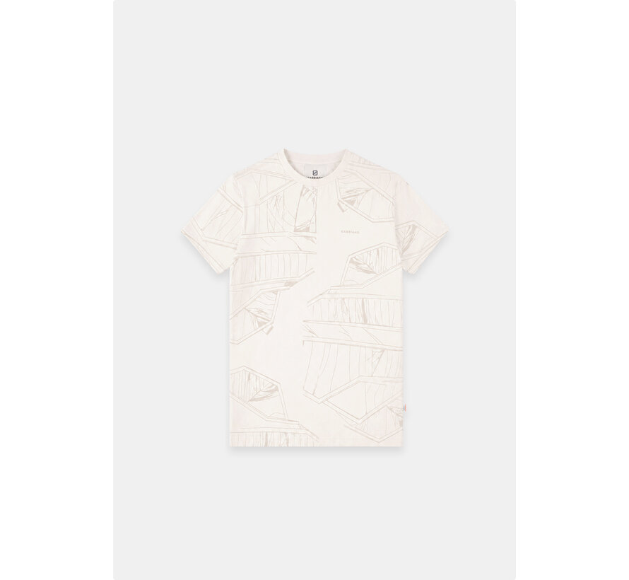 Gabbiano T-shirt All Over Jersey Silky Finish Dune Sand (1566115 NIK - 989)
