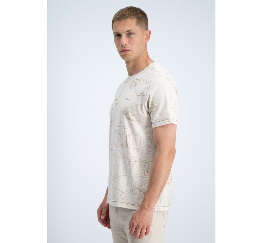 Gabbiano T-shirt All Over Jersey Silky Finish Dune Sand (1566115 NIK - 989)