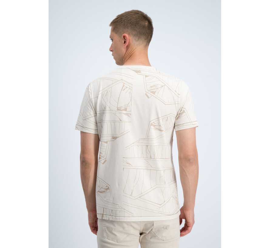 Gabbiano T-shirt All Over Jersey Silky Finish Dune Sand (1566115 NIK - 989)