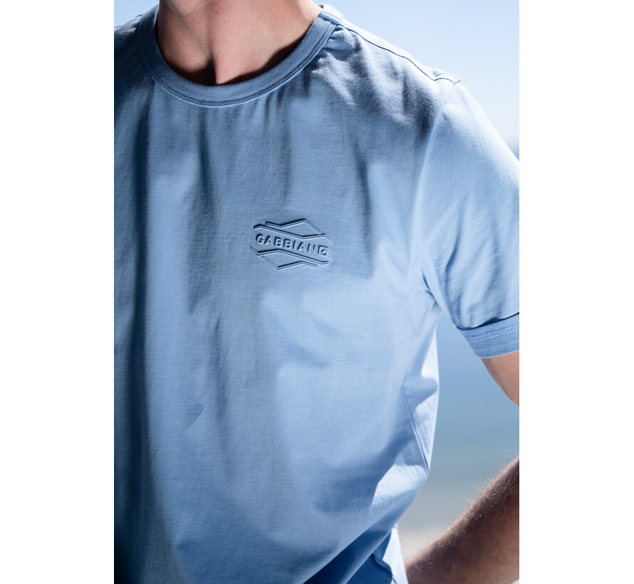 Gabbiano T-shirt Backprint Jersey Silky Finish Allure Blue (1566116 Zan - 224)