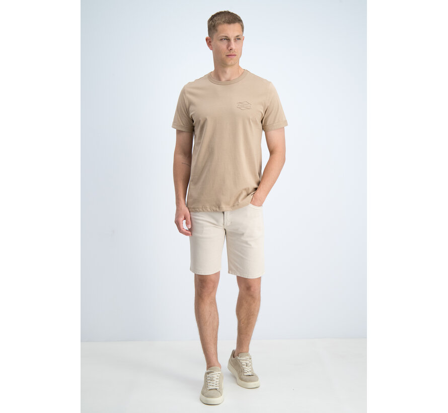 Gabbiano T-shirt Backprint Jersey Silky Finish Almond (1566116 Zan - 994)