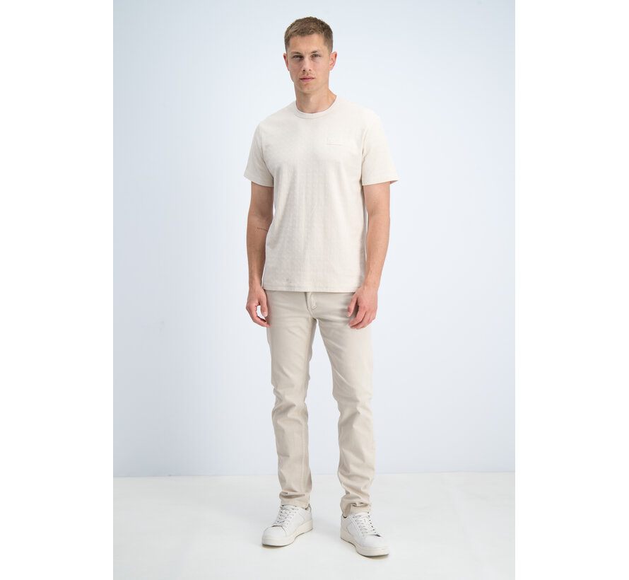 Gabbiano T-shirt Chest Logo Jacquard Jersey Dune Sand (1566117 TIM - 989)