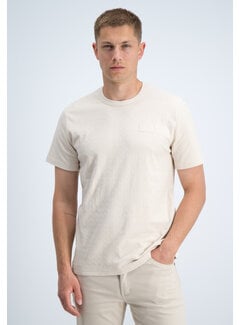 Gabbiano Gabbiano T-shirt Chest Logo Jacquard Jersey Dune Sand (1566117 TIM - 989)