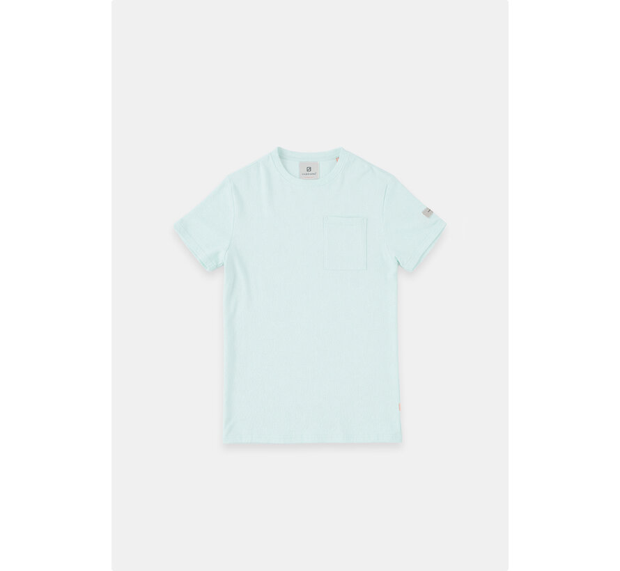 Gabbiano T-shirt pocket Jacquard Jersey Bay Green (1566118 MAKS - 2566)