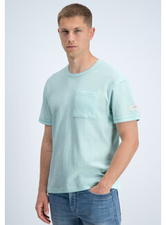 Gabbiano T-shirt pocket Jacquard Jersey Bay Green (1566118 MAKS - 2566)