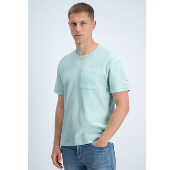Gabbiano T-shirt pocket Jacquard Jersey Bay Green (1566118 MAKS - 2566)