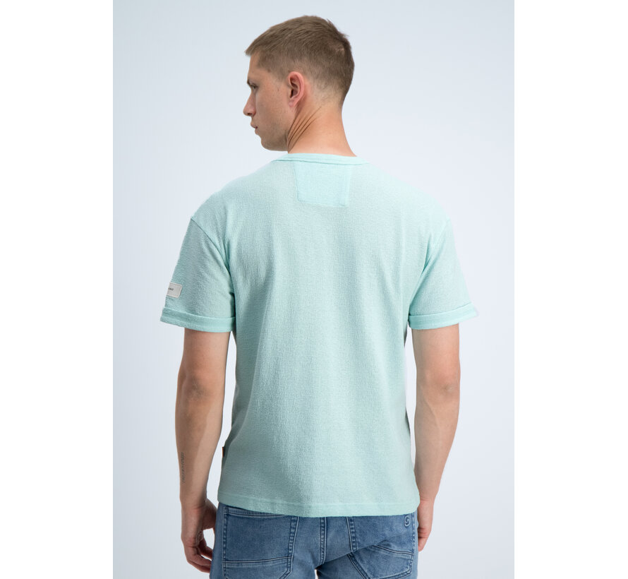 Gabbiano T-shirt pocket Jacquard Jersey Bay Green (1566118 MAKS - 2566)