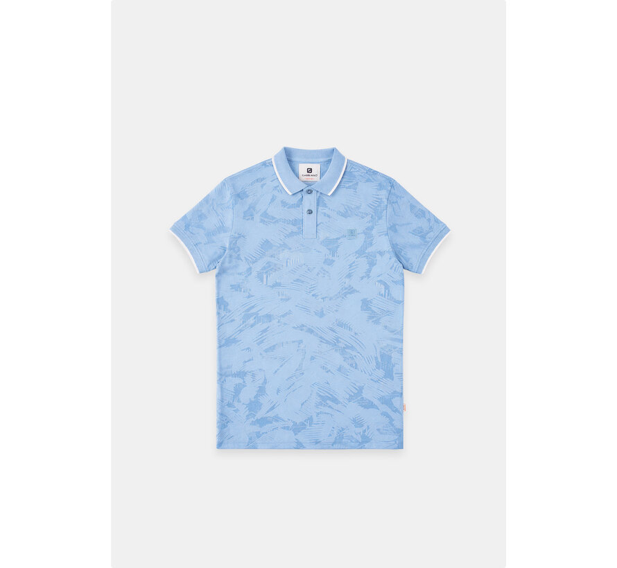 Gabbiano Polo all Over Jersey Silky Finish Allure Blue (2366218 LOVRO - 224)