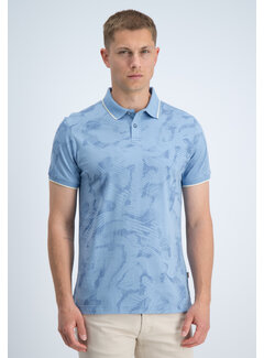 Gabbiano Polo all Over Jersey Silky Finish Allure Blue (2366218 LOVRO - 224)