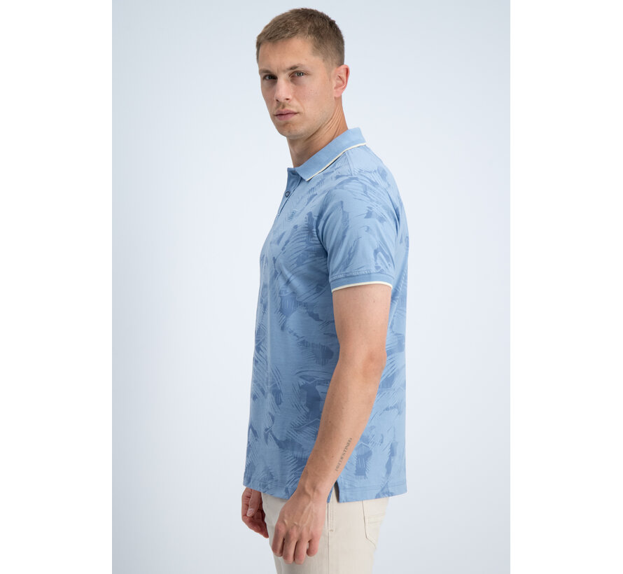 Gabbiano Polo all Over Jersey Silky Finish Allure Blue (2366218 LOVRO - 224)