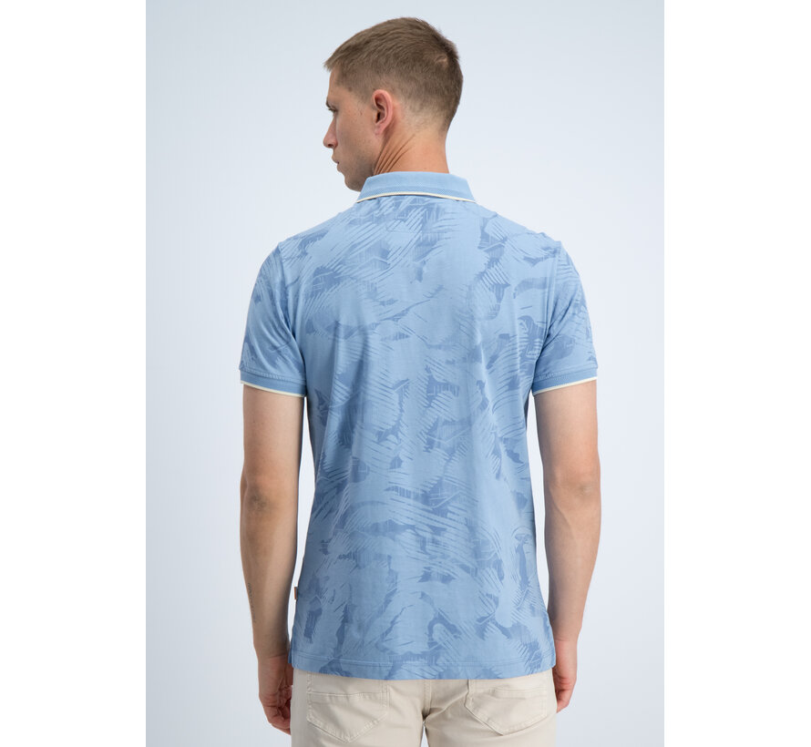Gabbiano Polo all Over Jersey Silky Finish Allure Blue (2366218 LOVRO - 224)