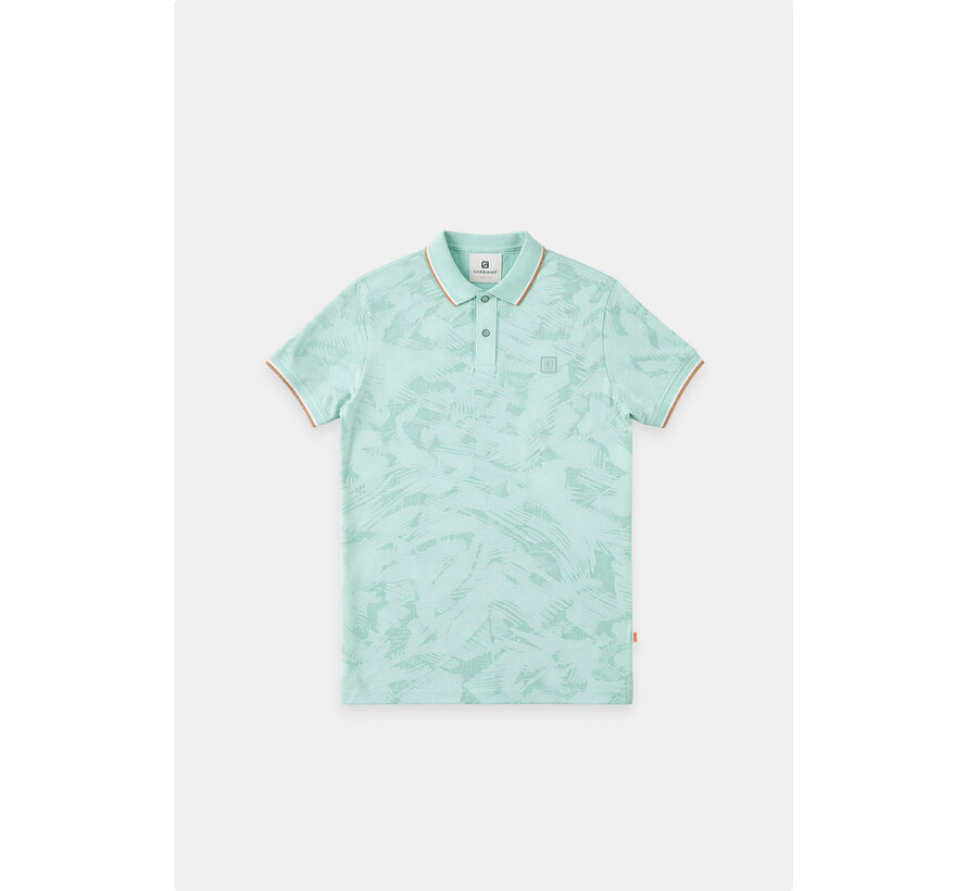 Gabbiano Polo All Over Jersey Silky Finish Green Bay (2366218 LOVRO - 556)