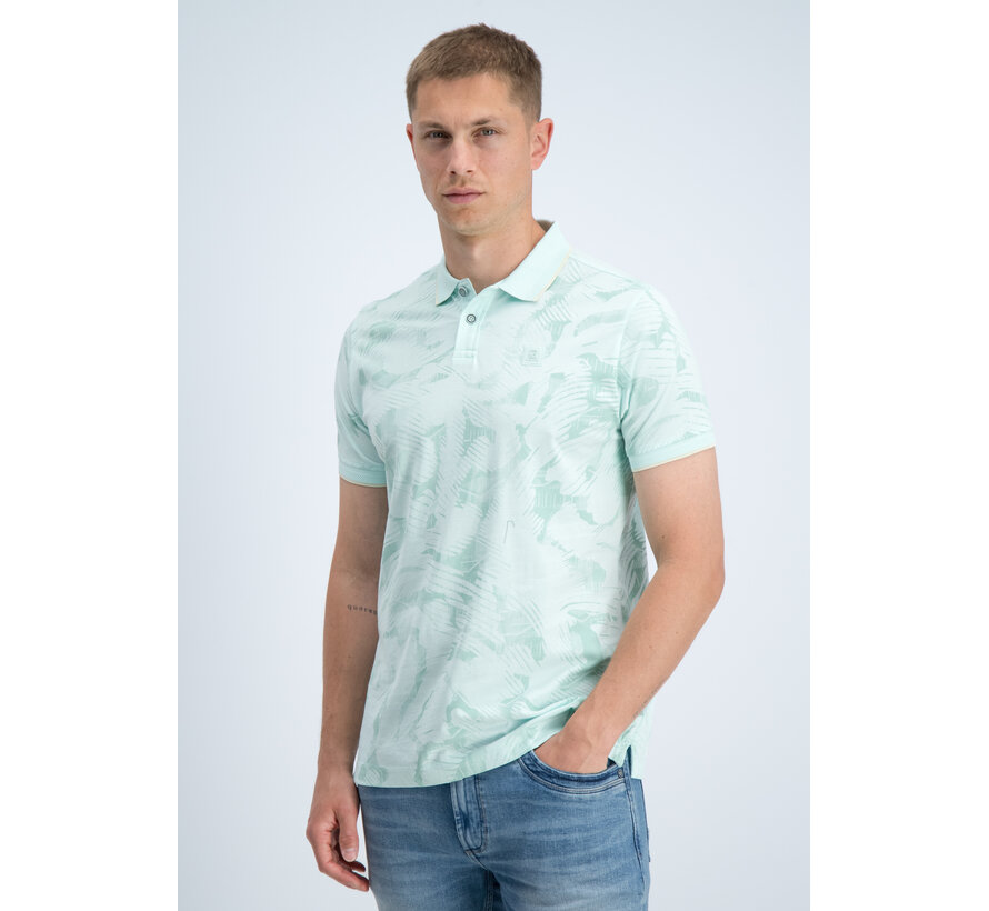 Gabbiano Polo All Over Jersey Silky Finish Green Bay (2366218 LOVRO - 556)