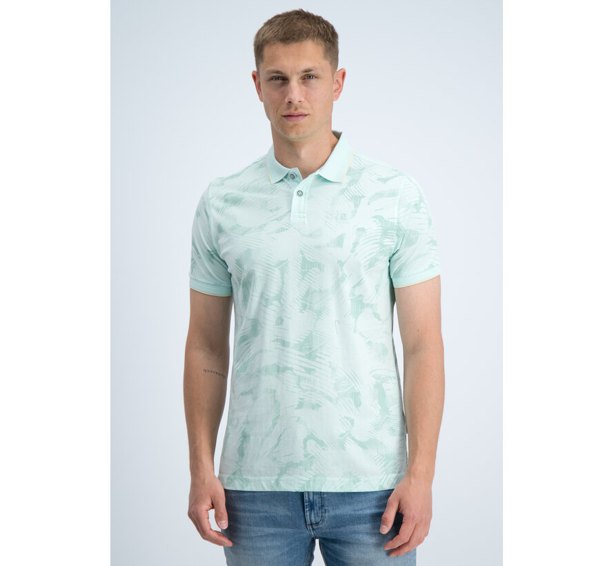 Gabbiano Polo All Over Jersey Silky Finish Green Bay (2366218 LOVRO - 556)