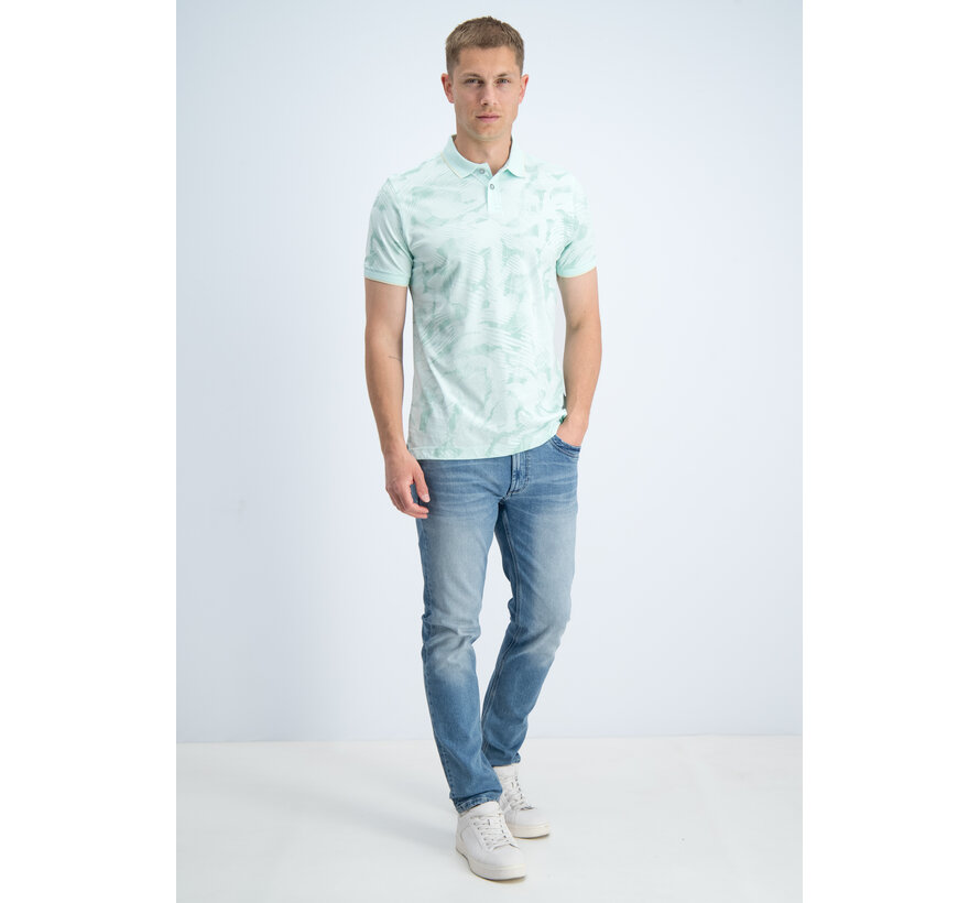 Gabbiano Polo All Over Jersey Silky Finish Green Bay (2366218 LOVRO - 556)